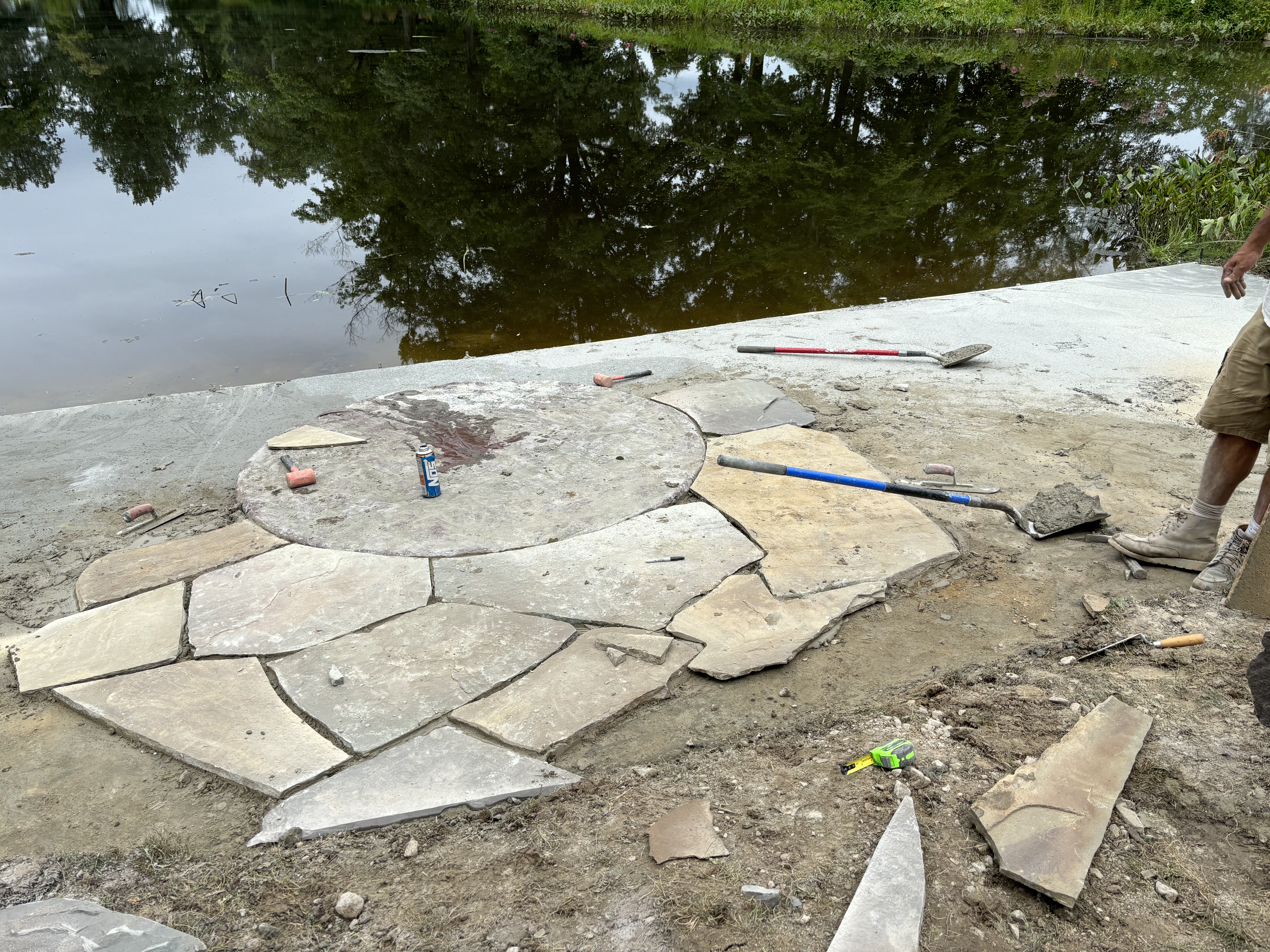 Logsdon Pond West viewing platform